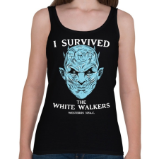 PRINTFASHION White Walkers - Női atléta - Fekete női trikó