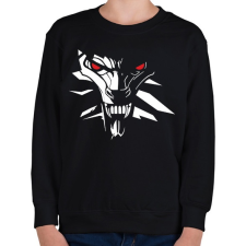 PRINTFASHION White Wolf - Gyerek pulóver - Fekete gyerek póló