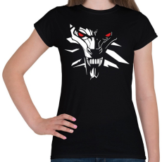 PRINTFASHION White Wolf - Női póló - Fekete