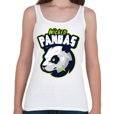 PRINTFASHION Wicked Pandas - Női atléta - Fehér
