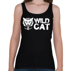 PRINTFASHION Wild Cat - Női atléta - Fekete