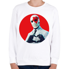 PRINTFASHION wildcard - Gyerek pulóver - Fehér