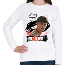PRINTFASHION Will - Stranger Things - Női pulóver - Fehér női pulóver, kardigán