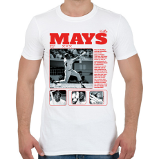 PRINTFASHION Willie Mays - baseball - Férfi póló - Fehér
