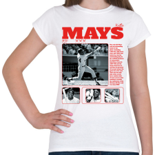 PRINTFASHION Willie Mays - baseball - Női póló - Fehér női póló
