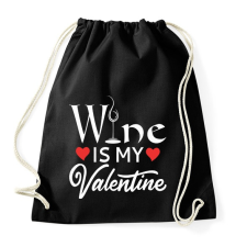 PRINTFASHION Wine is - Sportzsák, Tornazsák - Fekete tornazsák