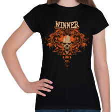 PRINTFASHION Winner Koponya - Női póló - Fekete női póló