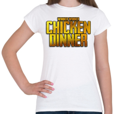 PRINTFASHION Winner winner chicken  dinner - Női póló - Fehér női póló