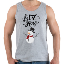 PRINTFASHION Winter - Férfi atléta - Sport szürke atléta, trikó