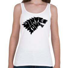 PRINTFASHION WINTER IS COMING - Női atléta - Fehér női trikó