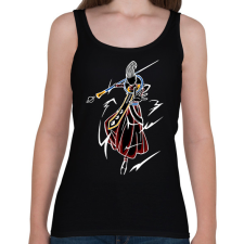 PRINTFASHION Wiss - Női atléta - Fekete női trikó