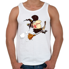 PRINTFASHION Witch - Férfi atléta - Fehér atléta, trikó