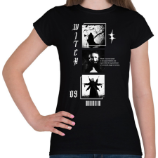 PRINTFASHION Witch - Női póló - Fekete női póló
