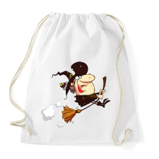 PRINTFASHION Witch - Sportzsák, Tornazsák - Fehér tornazsák