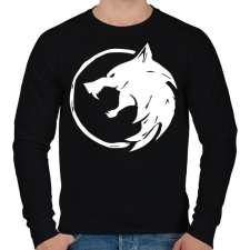 PRINTFASHION Witcher - Férfi pulóver - Fekete férfi pulóver, kardigán