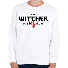PRINTFASHION Witcher - Gyerek pulóver - Fehér gyerek pulóver, kardigán
