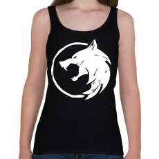 PRINTFASHION Witcher - Női atléta - Fekete