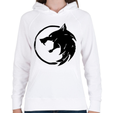 PRINTFASHION Witcher - Női kapucnis pulóver - Fehér