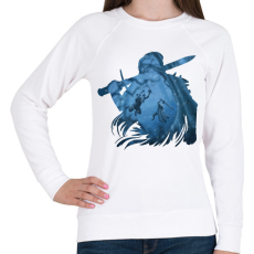 PRINTFASHION Witcher - Női pulóver - Fehér