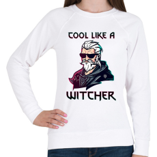 PRINTFASHION Witcher - Női pulóver - Fehér