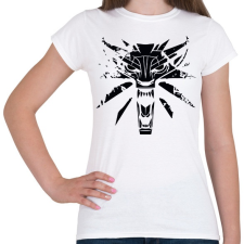 PRINTFASHION Witcher - Vaják - Női póló - Fehér női póló