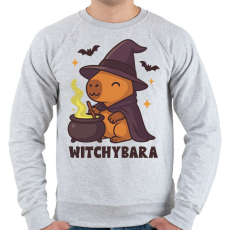 PRINTFASHION Witchybara - Férfi pulóver - Sport szürke