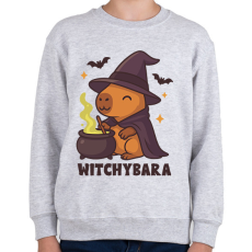 PRINTFASHION Witchybara - Gyerek pulóver - Sport szürke