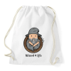 PRINTFASHION Wizard 4life - Sportzsák, Tornazsák - Fehér