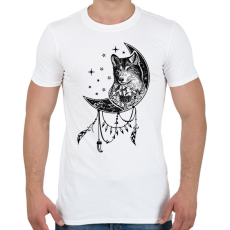 PRINTFASHION wolf - Férfi póló - Fehér