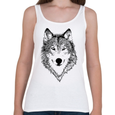 PRINTFASHION Wolf - Női atléta - Fehér