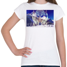 PRINTFASHION wolf - Női póló - Fehér