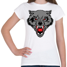 PRINTFASHION Wolf - Női póló - Fehér női póló