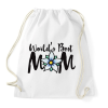 PRINTFASHION Word's best mom - Sportzsák, Tornazsák - Fehér