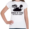 PRINTFASHION WORLD OF TANKS - Női póló - Fehér