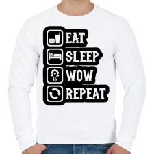 PRINTFASHION World of Warcraft - Férfi pulóver - Fehér férfi pulóver, kardigán