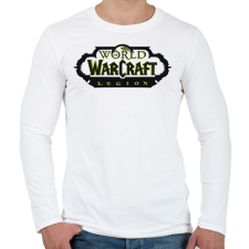 PRINTFASHION World of Warcraft: Legion - Férfi hosszú ujjú póló - Fehér férfi póló