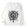 PRINTFASHION World of Warcraft - Monk Címer - Sportzsák, Tornazsák - Fehér