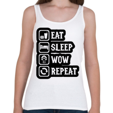 PRINTFASHION World of Warcraft - Női atléta - Fehér női trikó