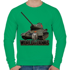 PRINTFASHION WOT - Tank - Férfi pulóver - Zöld