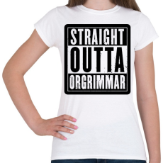 PRINTFASHION Wow - Női póló - Fehér