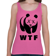 PRINTFASHION WTF - Női atléta - Rózsaszín női trikó