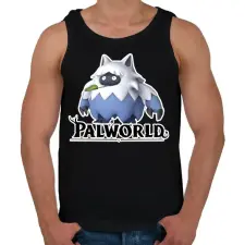 PRINTFASHION Wumpo - palworld - Férfi atléta - Fekete atléta, trikó