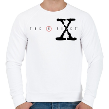 PRINTFASHION x akták - Férfi pulóver - Fehér férfi pulóver, kardigán