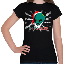 PRINTFASHION X-MAS FILES 2 - Női póló - Fekete női póló