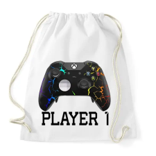 PRINTFASHION Xbox Player1 páros póló - Sportzsák, Tornazsák - Fehér tornazsák