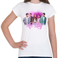 PRINTFASHION Xo kitty - Női póló - Fehér női póló