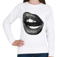PRINTFASHION Y2K CyberKiss - Női pulóver - Fehér női pulóver, kardigán