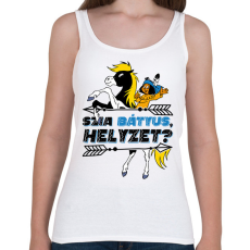 PRINTFASHION Yakari - Szia Bátyus, helyzet? - Női atléta - Fehér