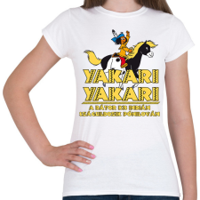 PRINTFASHION Yakari Yakari - Női póló - Fehér női póló