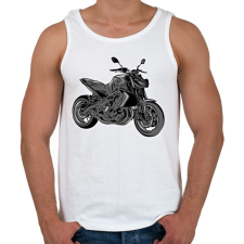PRINTFASHION Yamaha mt2 - Férfi atléta - Fehér atléta, trikó